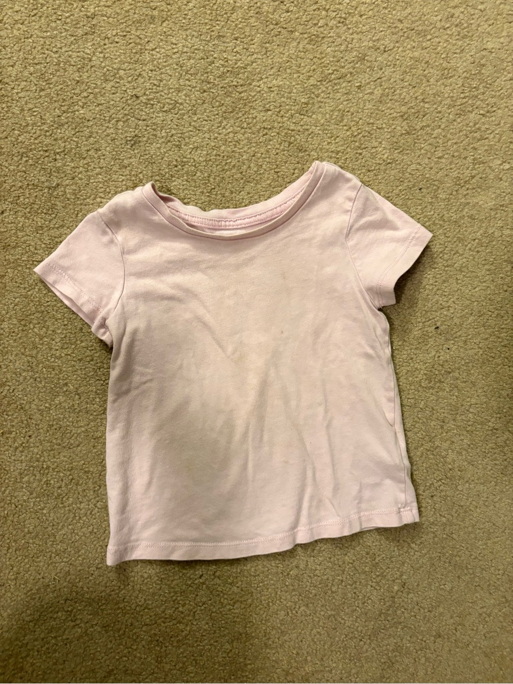 Amazon Essentials Light Pink Short Sleeve Tee for Kids